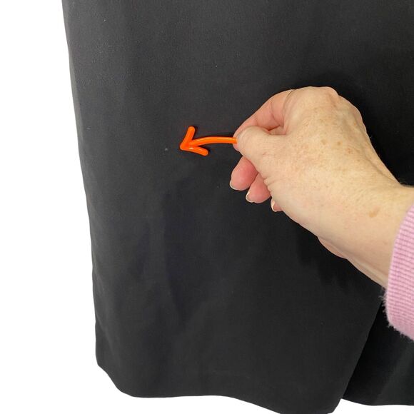 Jared Ross Pants Size 6 Black Culottes Wide Velour Waistline Cocktail Formal NEW - Picture 11 of 12